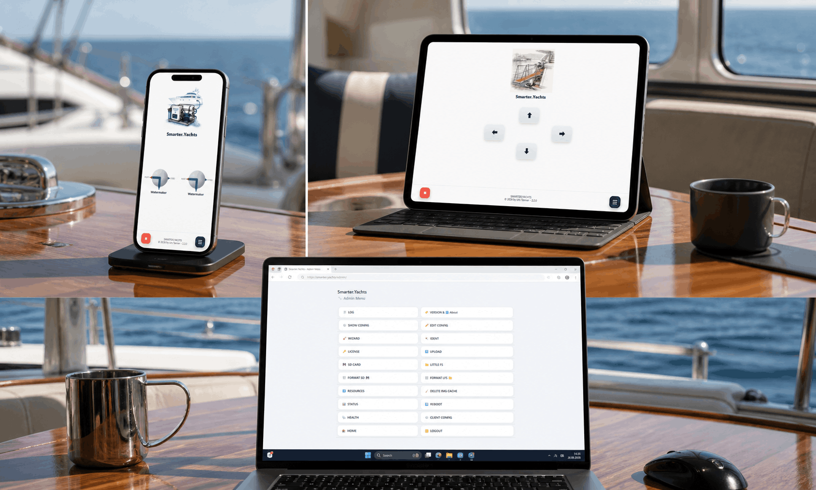 Smarter.Yachts on all devices